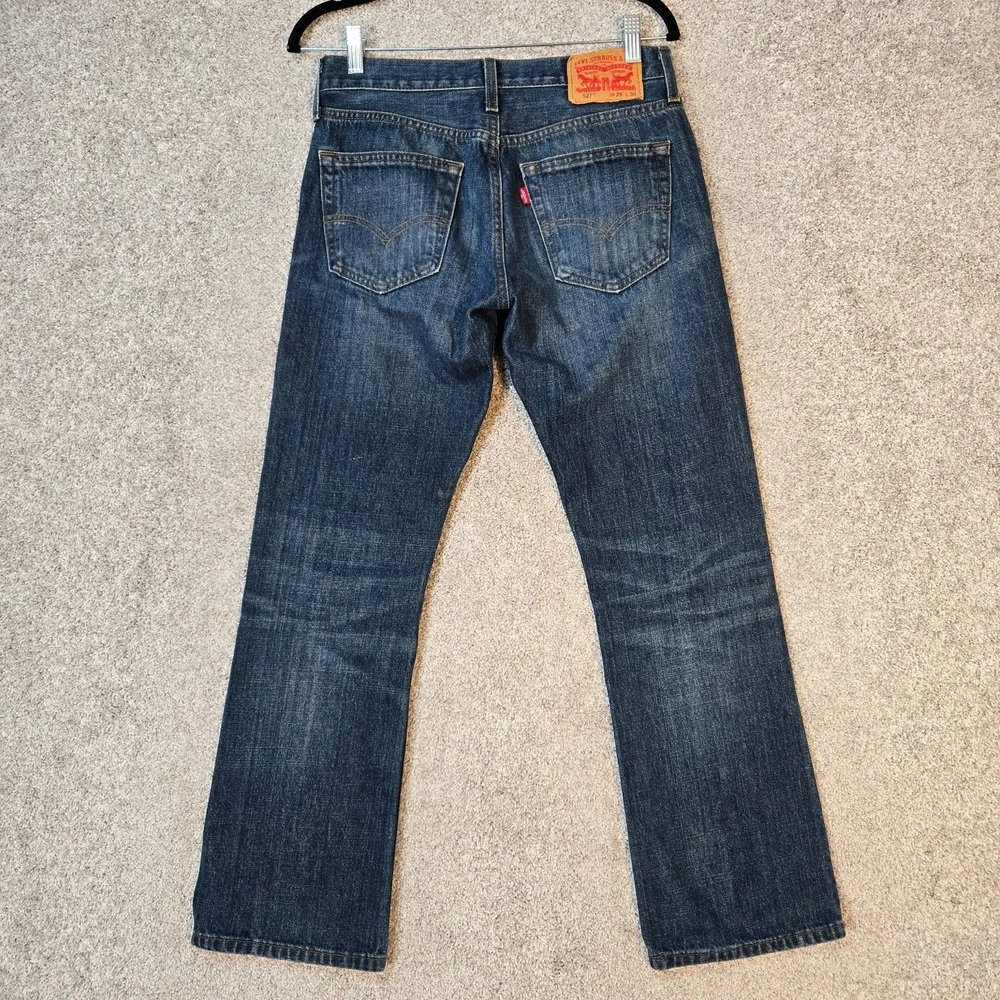 Levis 527 Jeans Mens 29x30 Blue slim Bootcut cotton